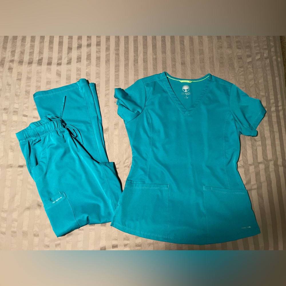 HH healing hands set size small color Teal, only worn once. In great condition